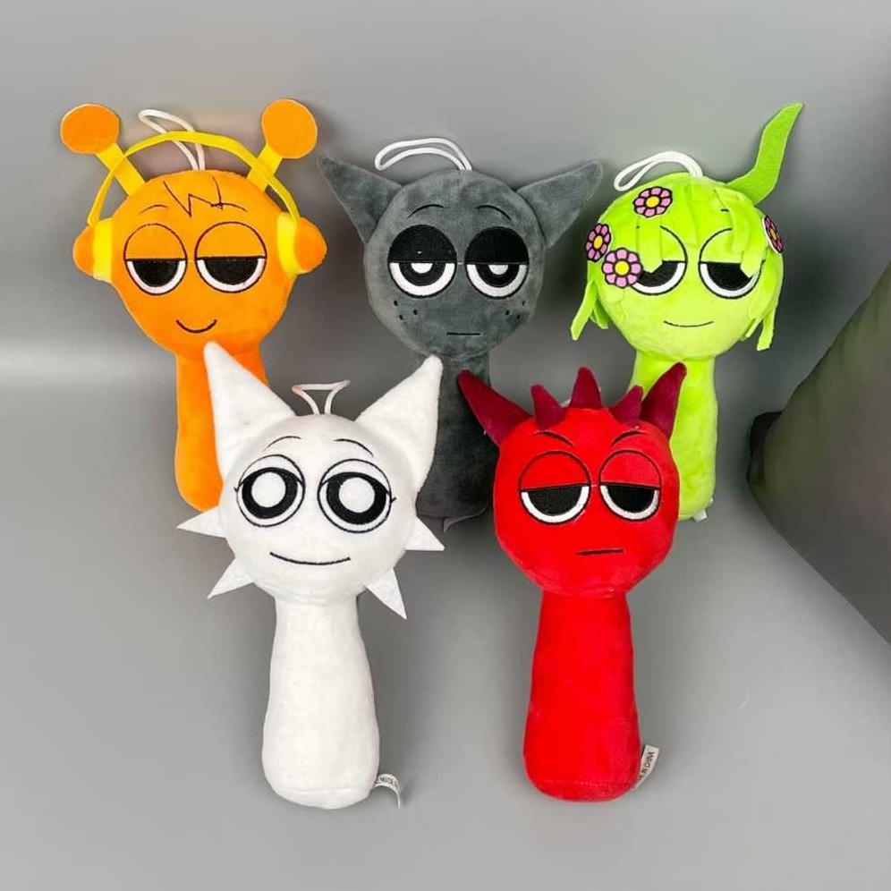 Aw89 Boneka Sprunki / Boneka Game Sprunki 40Cm Lucu Dan Imut Aw89