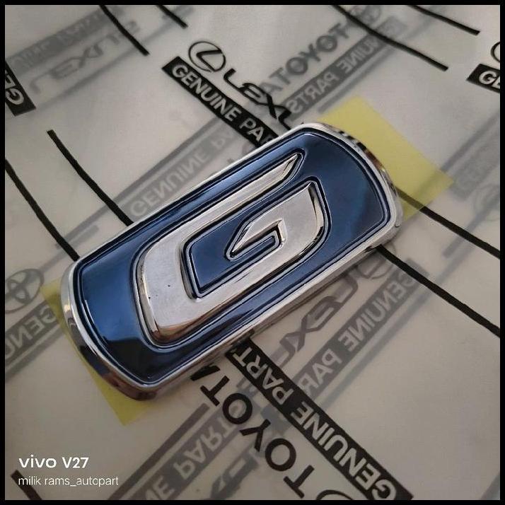 BEST DEAL EMBLEM LOGO BAGASI TULISAN G BIRU AVANZA 2016 2020 ORIGINAL 