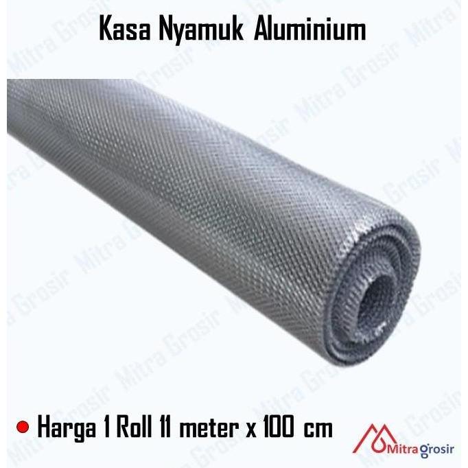 Kawat Nyamuk Jaring Aluminium / Kasa Nyamuk / Jaring Kawat Parabola Anti Karat 1 Roll Murah Terlaris