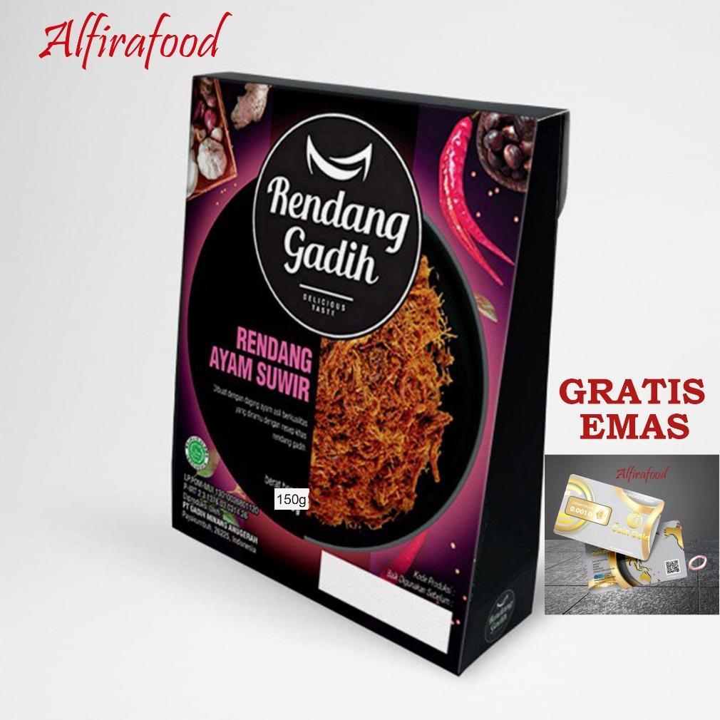 Rendang Daging Ayam Suwir Kering - Rendang Gadih