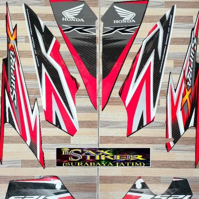Promo striping original Honda Supra X 125 R CW tahun 2012 Diskon