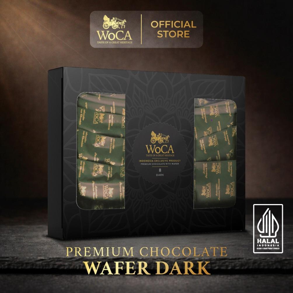 WoCA Wafer Coklat Premium Dark Chocolate