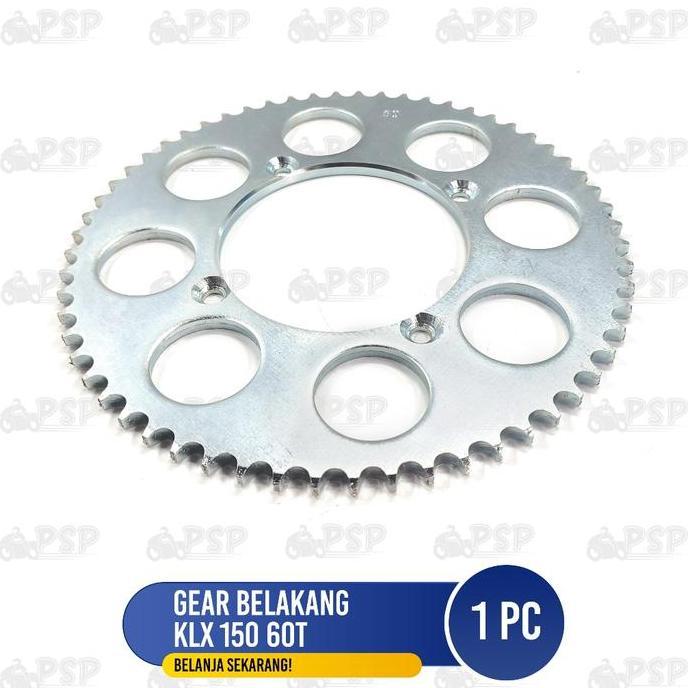 Promo Ger Belakang KLX 150 60T - Gear Gir Gigi Belakang Type 428 Kawasaki D Tracker 150 Klx 150 Disk