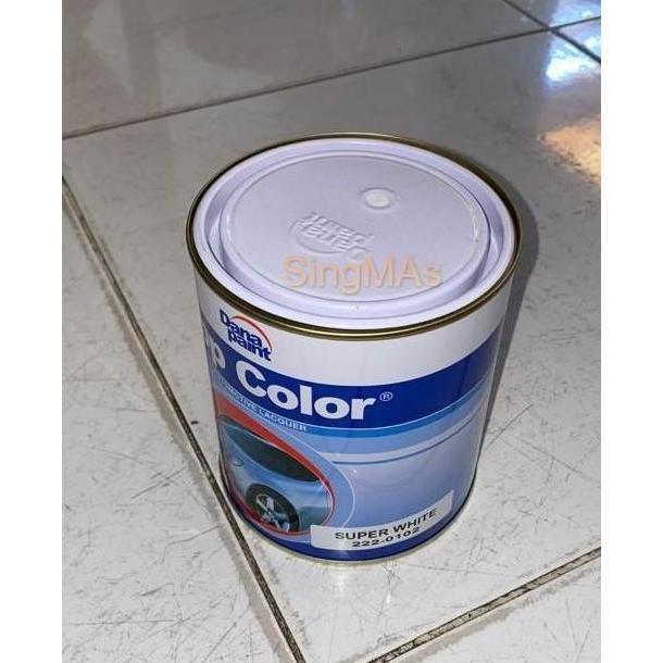 Promo Cat Mobil Duco TOP COLOR 222-0102 SUPER WHITE 1Kg Pagar Kayu Putih Diskon