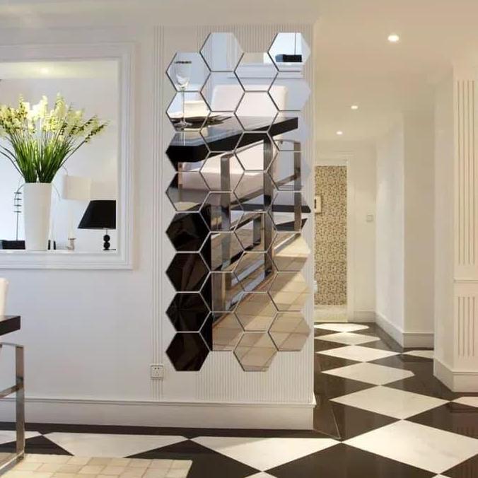 TERLARIS HIASAN DINDING/CERMIN HIAS/KACA DINDING/HIASAN TEMBOK/WALLPAPER/KACA