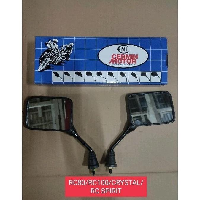 Promo SPION SUZUKI RC100 TS 100 CRISTAL SET KANAN KIRI DETAIL ORI Diskon