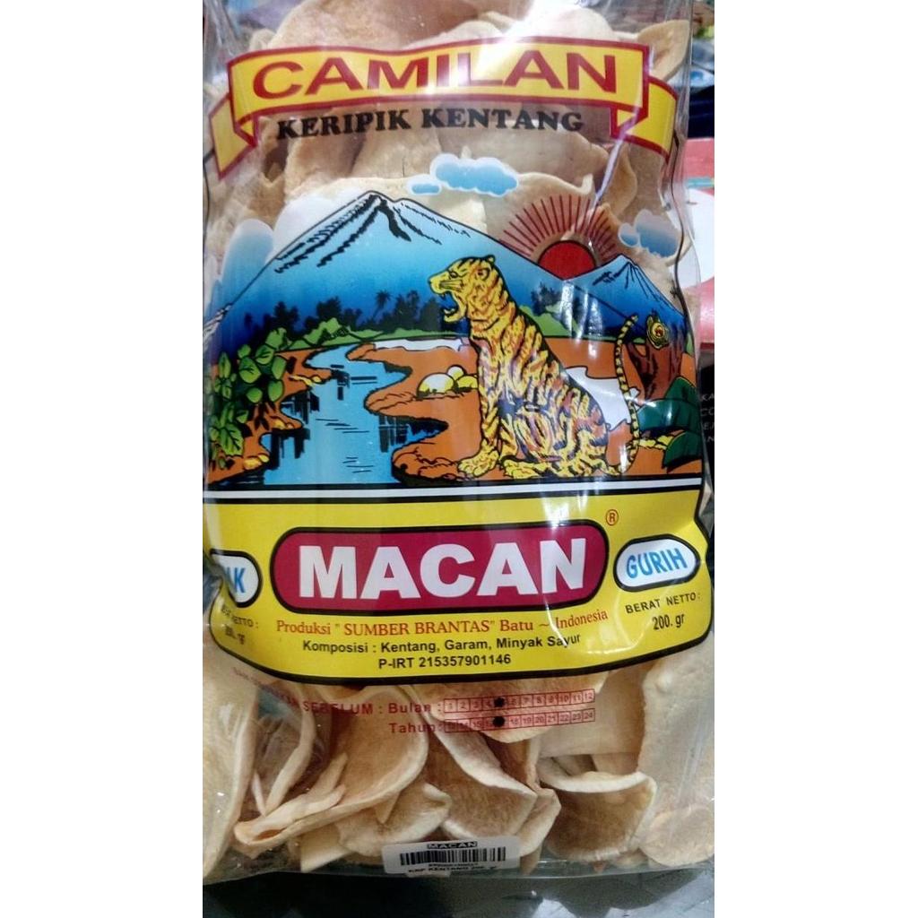 Keripik Kentang Cap Macan Khas Kota Batu