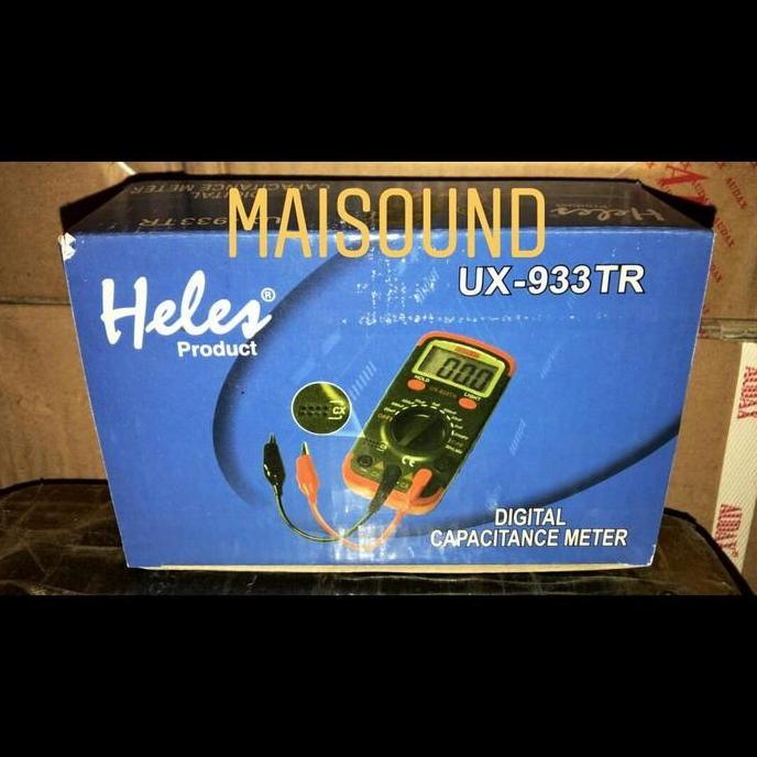 TERBARU - Kapasitor Meter HELES UX 933 TR Capacitance meter ux933tr