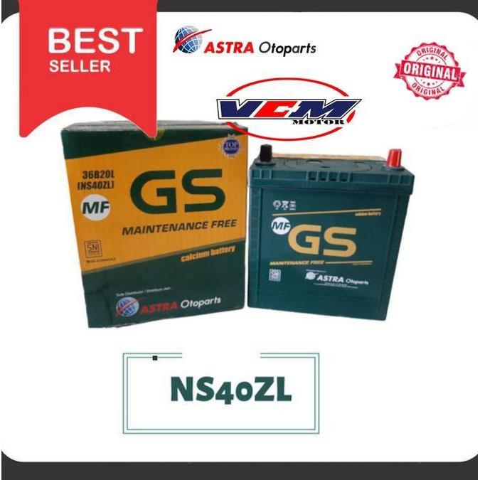 Accu Kering NS40ZL 35Ah GS ASTRA MF Mobil Agya / Jazz / Ertiga / Brio