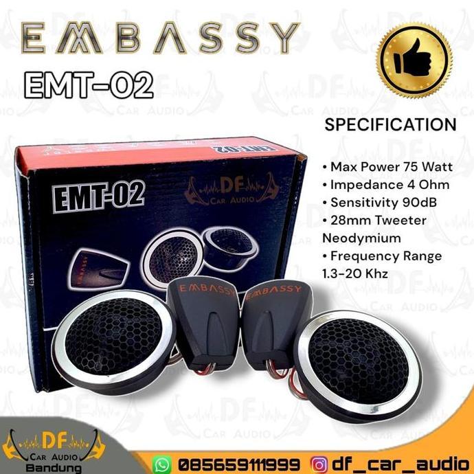 DEAL TERBAIK - Tweeter Mobil EMBASSY EMT 02