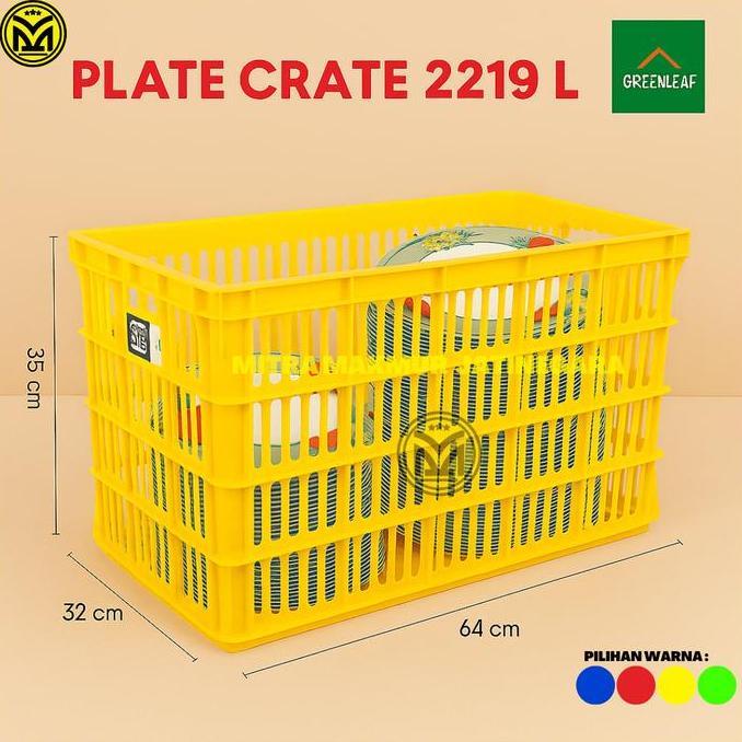 PROMO HARI INI - Keranjang Industri 2217 2219 L / Container Industri / Keranjang Piring Piring Krat 