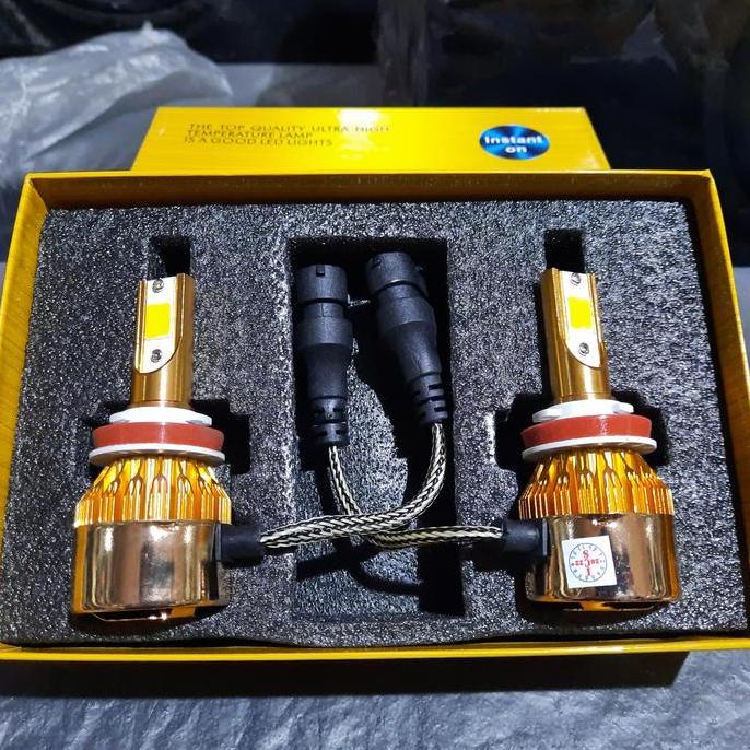 Lampu H4 dan H11 Mobil 2 Warna Putih dan Kuning