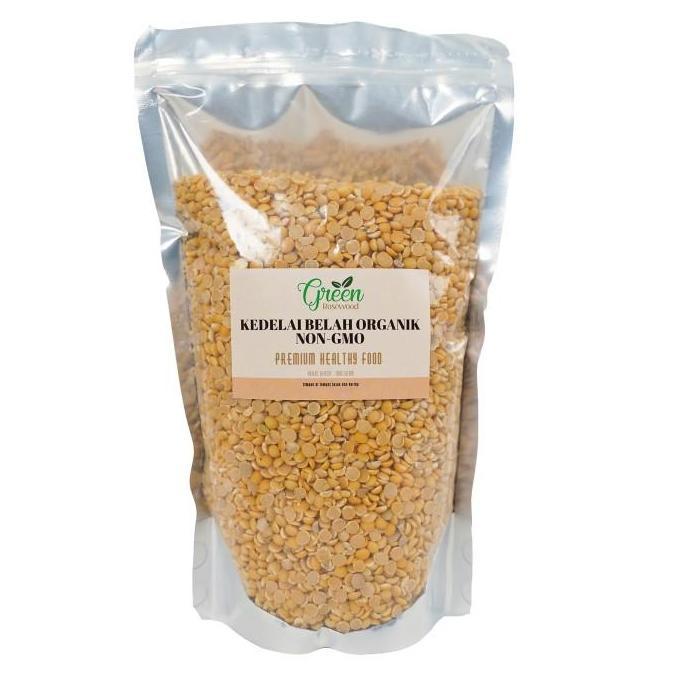 KACANG KEDELAI KUPAS ORGANIK - NON GMO 1 KG | KEDELAI NON GMO 1000 GR