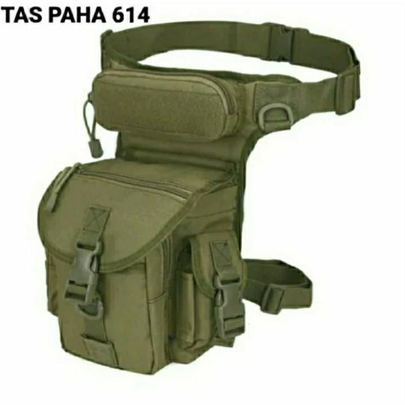 tas paha/pinggang pria import 614 tas pinggang/paha 614 tactical army import WSS