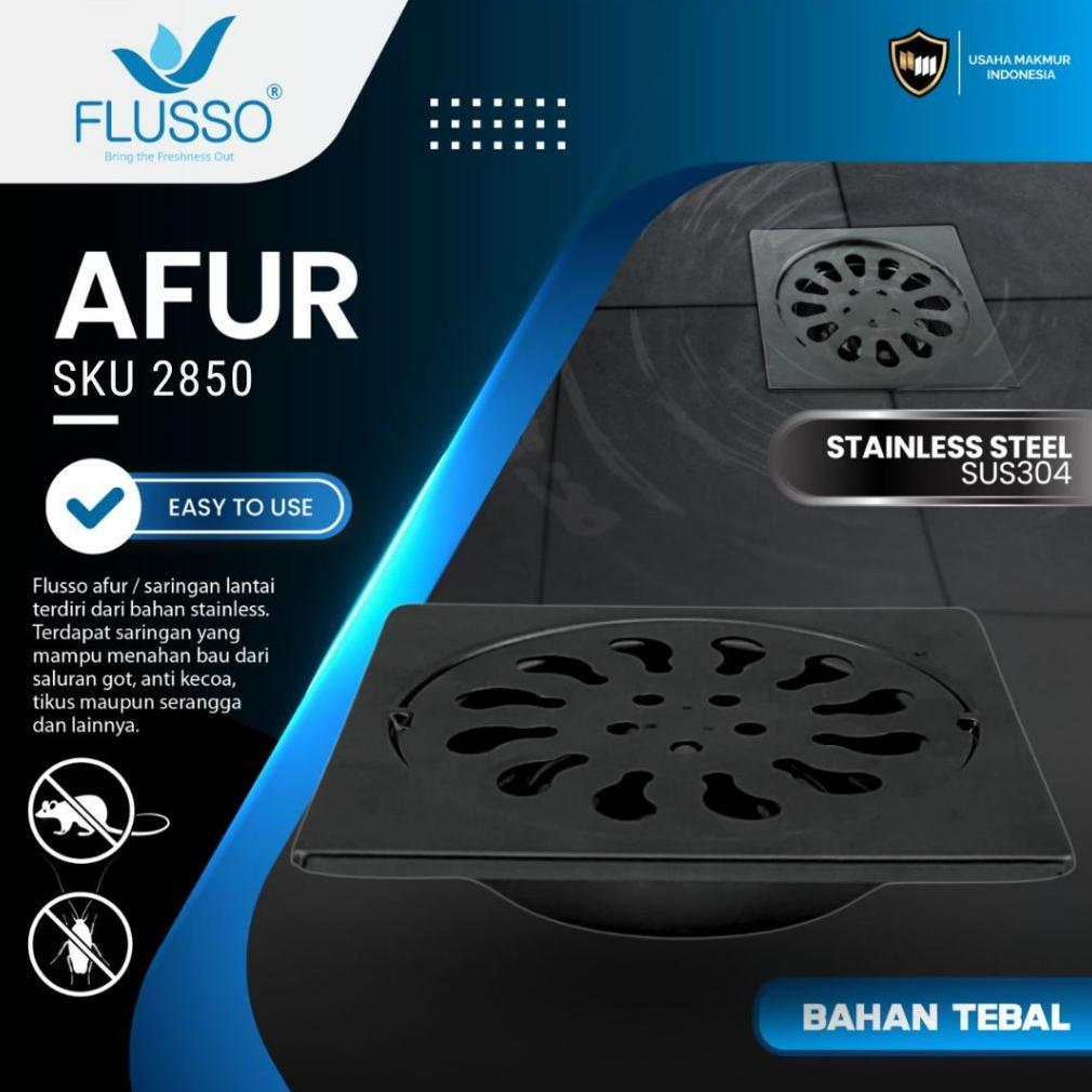 Hot Flusso Floor Drain Afur Saringan Lantai Kamar Mandi Saringan Got Anti Bau | 2850