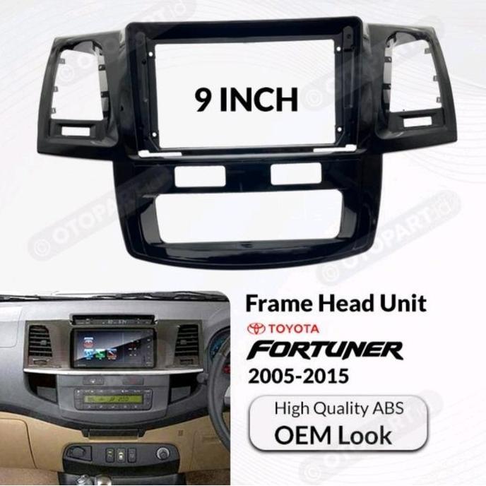 HARGA PABRIK - FRAME FORTUNER 9 INCH 2005 - 2015 FRAME ANDROID FORTUNER LAMA