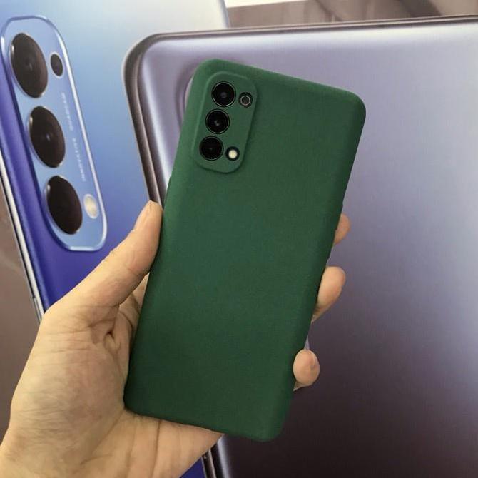 Soft Case Kompatibel Untuk Oppo Reno 5  Reno 6 4G Reno 6 5G Reno 6 Pro Slim Matte Silicon Sandstone