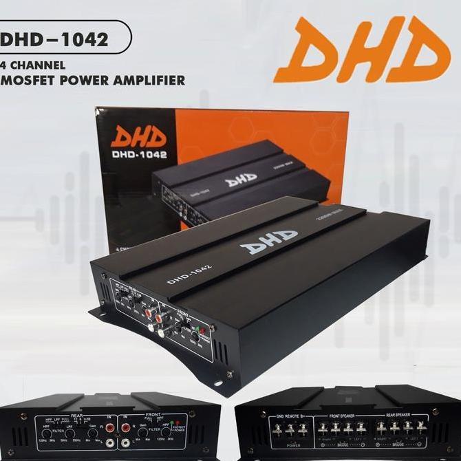 BONUS - POWER AMPLIFIER DHD-1041, 1042, 1043, 1044, 1045 4 CHANNEL 2200W MAX