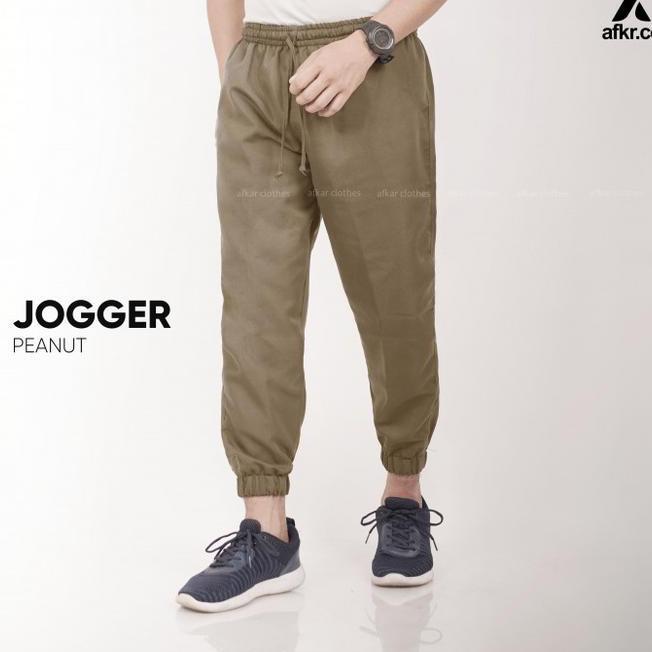 Celana Jogger Pria Celana Jogger Pria Bahan Tebal Kuat Nyaman Dipakai Qomishu