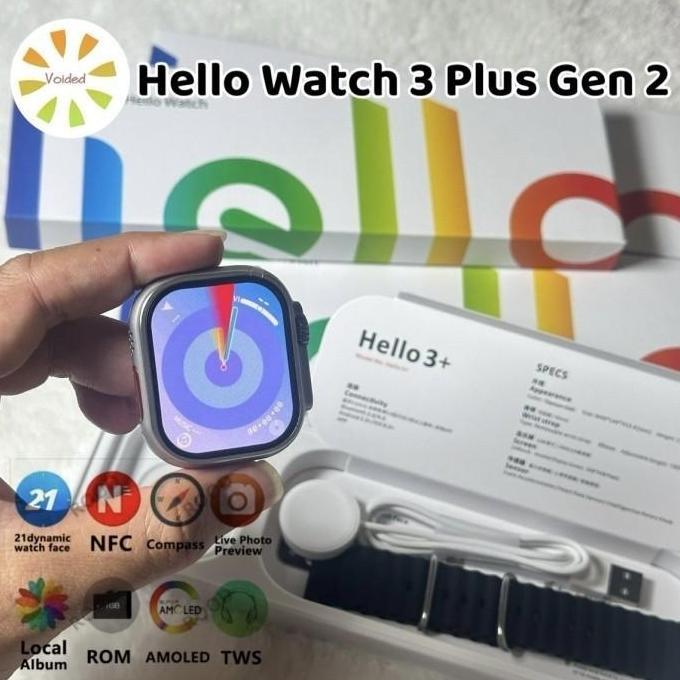 Smart Watch Hello Watch 3 Plus Amoled watch Ultra 8