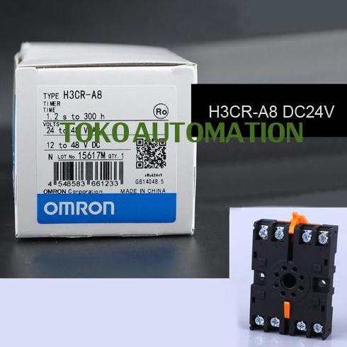 Timer H3CR-A8 H3CR A8 H3CR - A8 H3CRA8 24V DC With Socket PK19