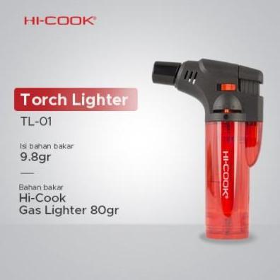 Torch Lighter 01 Hi-cook Plus Isi Gas Lighter Hi-cook