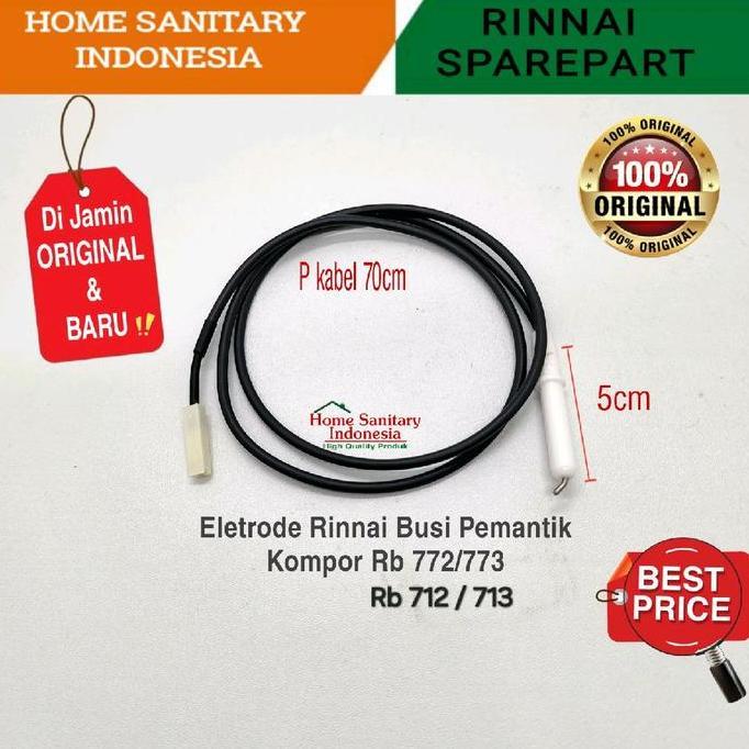 Busi Pemantik RINNAI RB 772, rb 712, Rb 773 Kompor tanam ELEKTRODE RINNAI