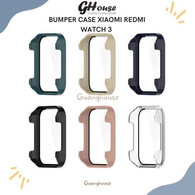Case Redmi Watch 3 Bumper Case Xiaomi Redmi Watch 3 Bahan PC Tempered