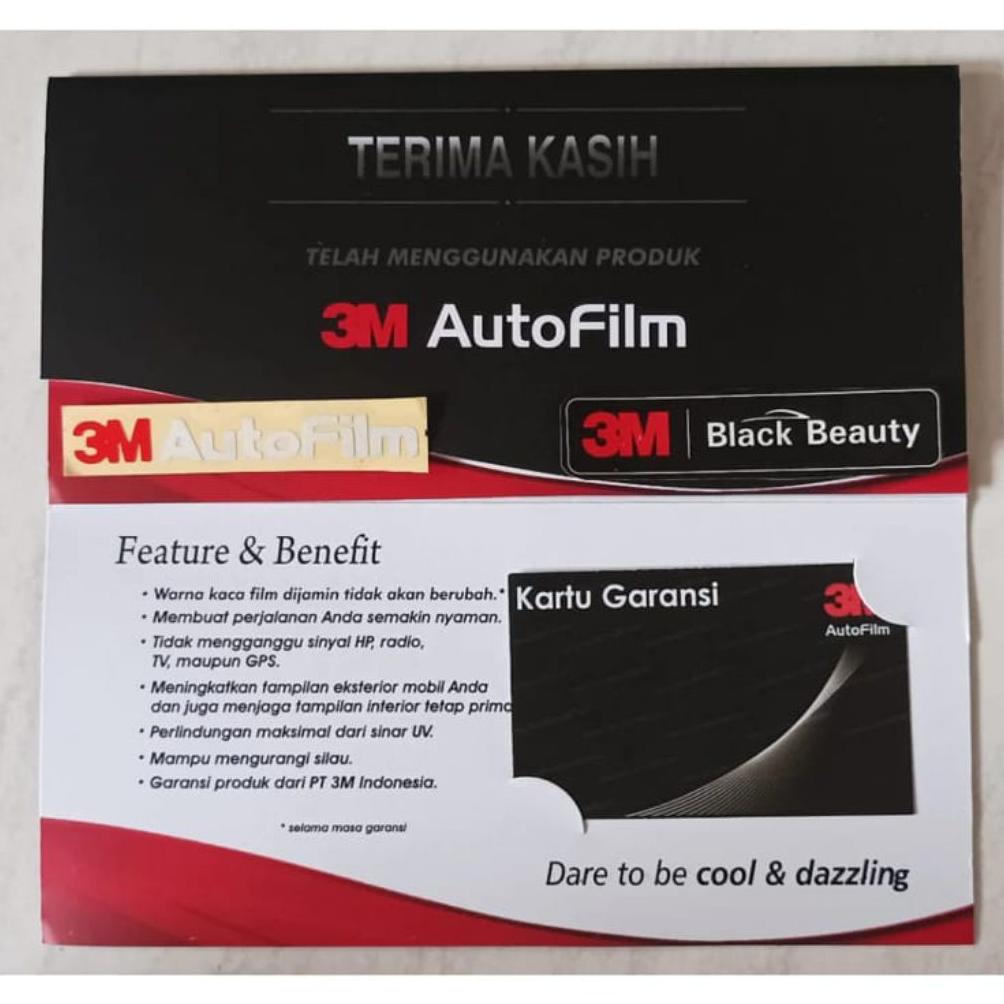 DISKON KACA FILEM MOBIL 3M BLACK BEAUTY 40% 60% 80%, KACA FILEM ANTI PANAS KACA FILEM MOBIL PREMIUM