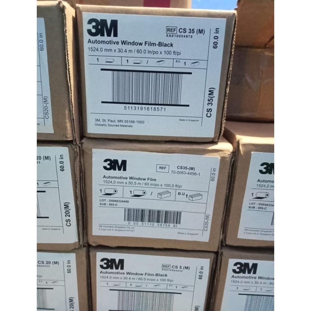 DISKON KACA FILEM MOBIL 3M BLACK BEAUTY 40% 60% 80% KACA FILEM ANTI PANAS