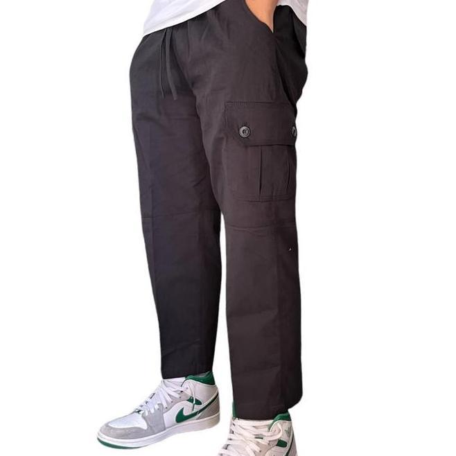 Celana Kargo/Celana Sirwal Celana Kargo Celana Sirwal Cowok/Celana Kantong Katun