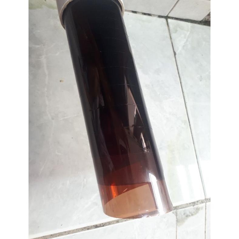 FREE ONGKIR [ SUNPROTECT COKELAT ] KACA FILM MOBIL RUMAH GEDUNG KANTOR KACA FILM RIBEN COKLAT 40% 60