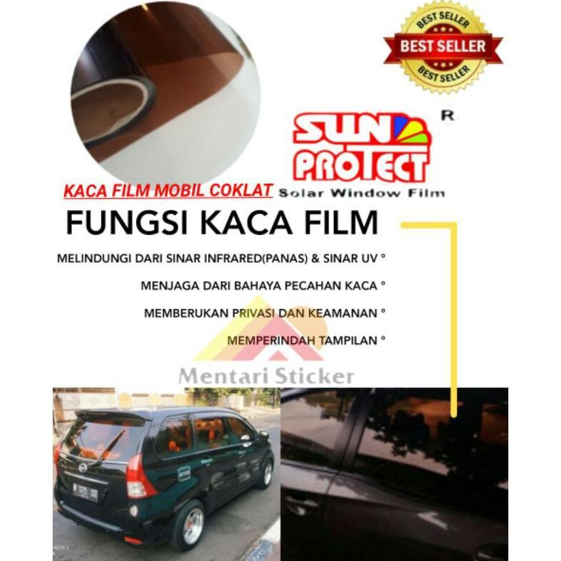 DISKON KACA FILM MOBIL RIBEN COKLAT ANTIGORES 60-80%