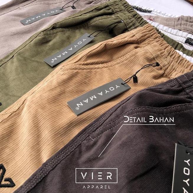 Celana Pendek Yoyaman Celana Pendek Yoyaman Casual Corduroy Vier Apparel Distro