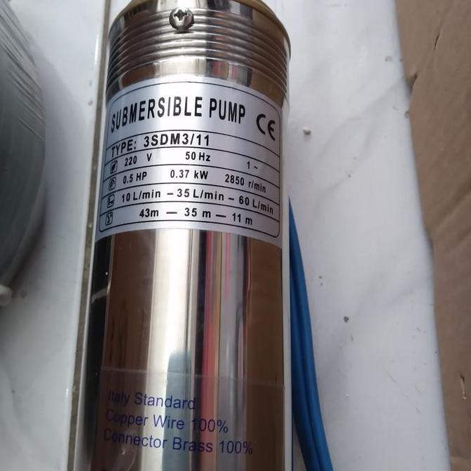 Pompa Submersible Satelite Dabitaly 3Sdm3/11 0.5 Hp 3"