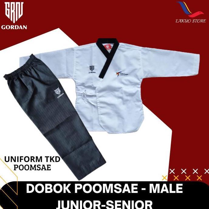 Terbaru Dobok Poomsae Gordan Junior & Senior / Dobok Taekwondo Poomsae