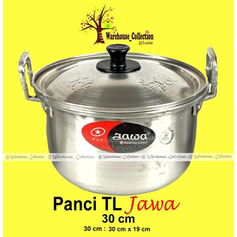 Panci Jawa / Panci Rumahan + Tutup / Panci Aluminium / Panci Masak Jawa 26Cm/ 28Cm / 30Cm