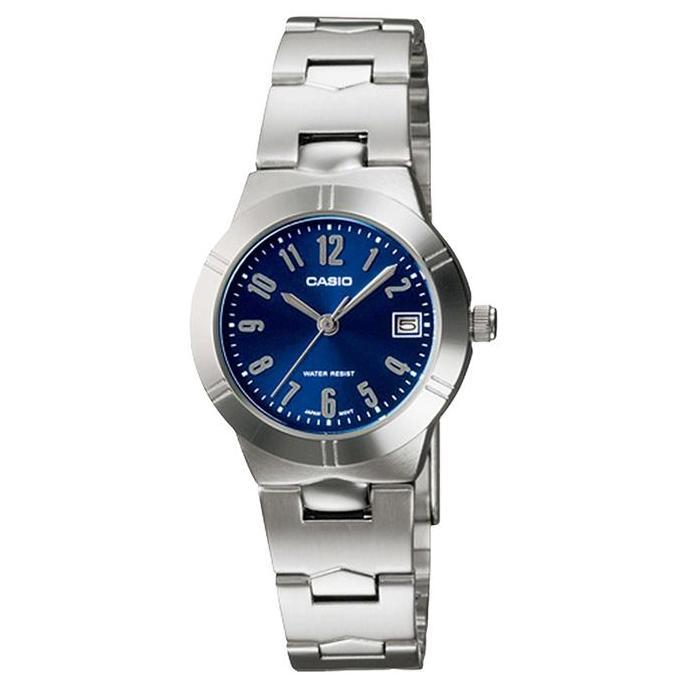 Jam Tangan Wanita Casio Standard LTP-1241D-2A2DF LTP1241 LTP-1241D Stainless Steel Strap