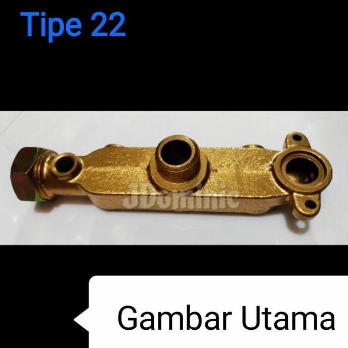 water outlet chamber OS-22B suku cadang power sprayer mesin steam stim PS DW NLG 22