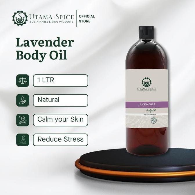 Utama Spice Lavender Body Oil 1 LITER
