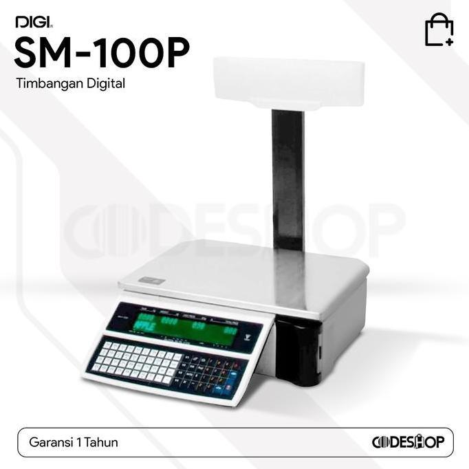TIMBANGAN YANG BISA CETAK LABEL BARE - DIGI SM 100P - DIGI SM 100 P