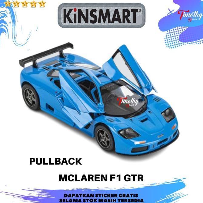 Promo Diecast Kinsmart Mclaren F1 GTR Varian Warna Skala 32 Pullback Ban Car Diskon