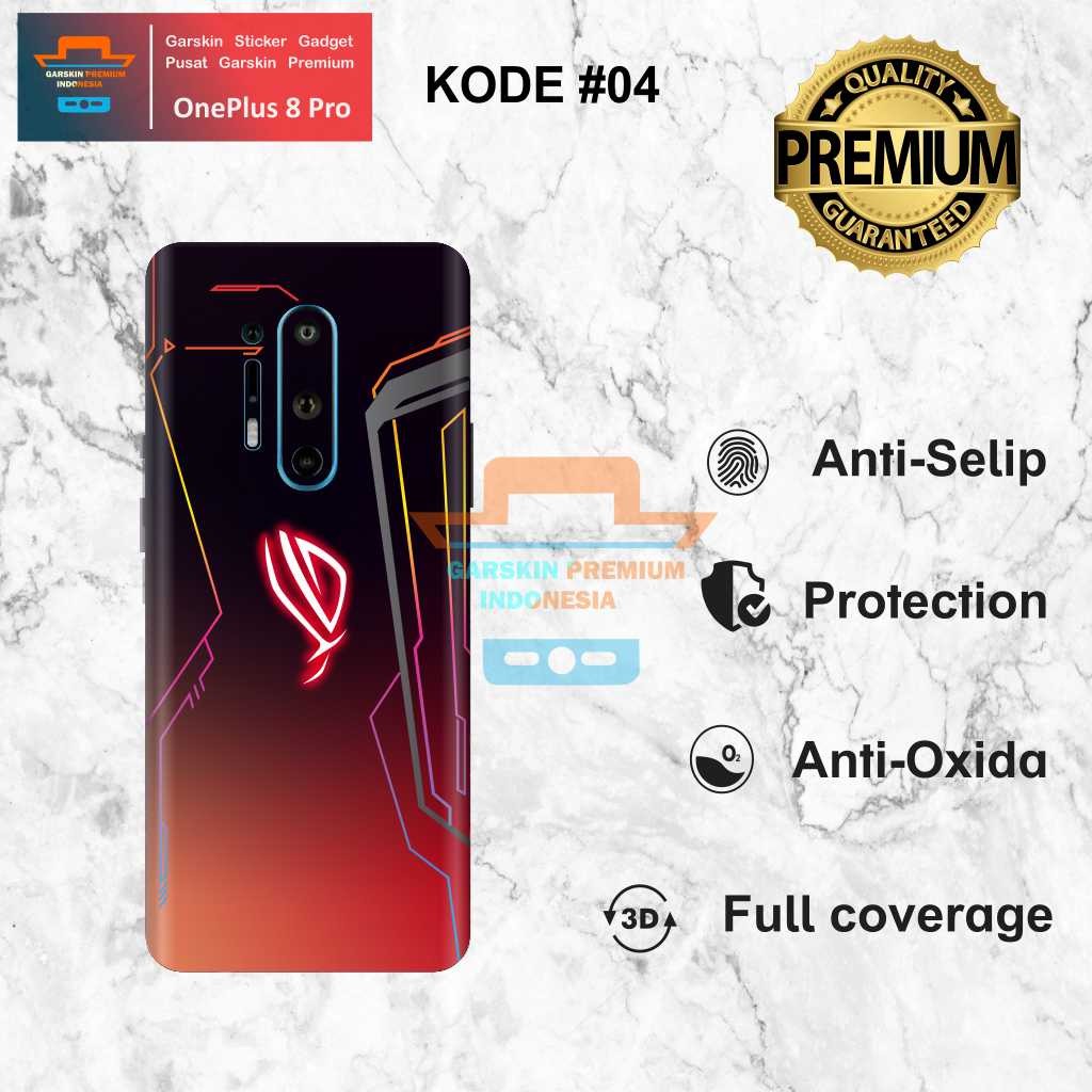 Garskin Case OnePlus 8 Pro Custom Bisa COD 2Pcs