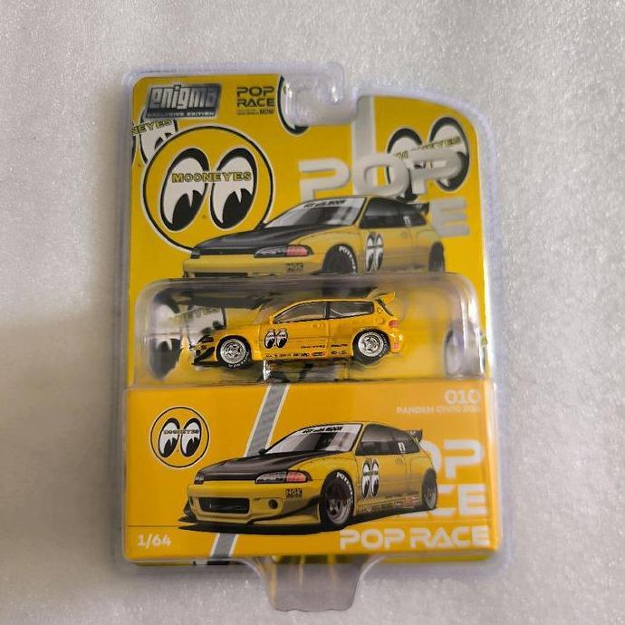 Promo POP RACE ENIGMA 1/64 PANDEM HONDA CIVIC EG6 V1.5 MOONEYES Diskon