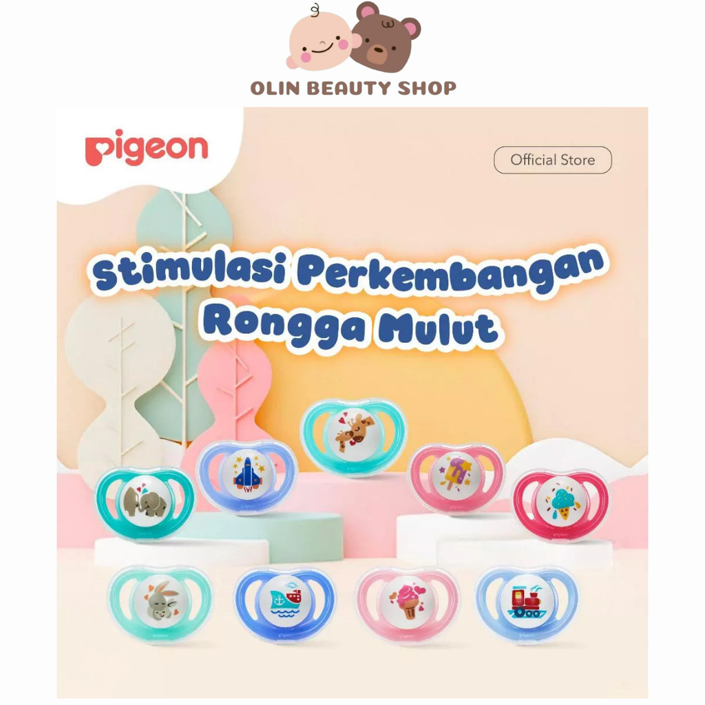 Pigeon Minilight Pacifier Empeng bayi 0+ /6-12bulan