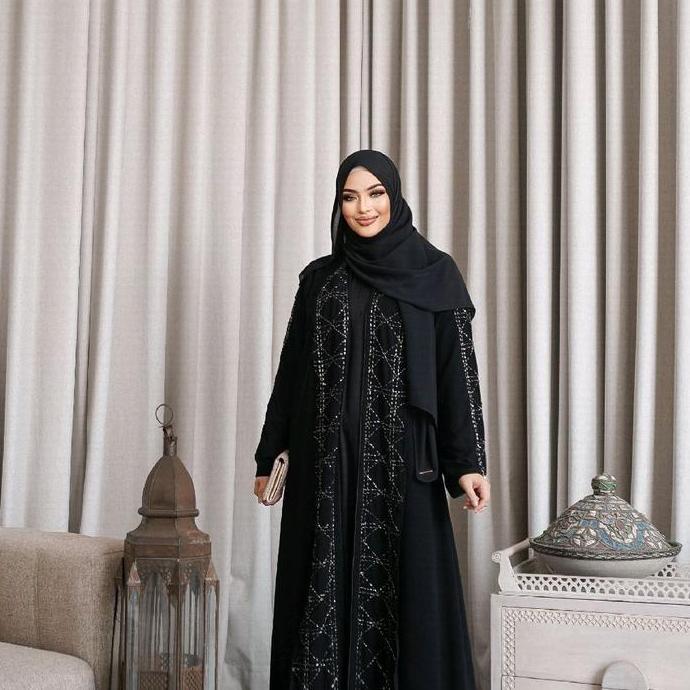 New Gamis Abaya Tipe Nadia Muslim Baju Wanita Busui Syari Fashion   Safety Rompi Promo Lebaran