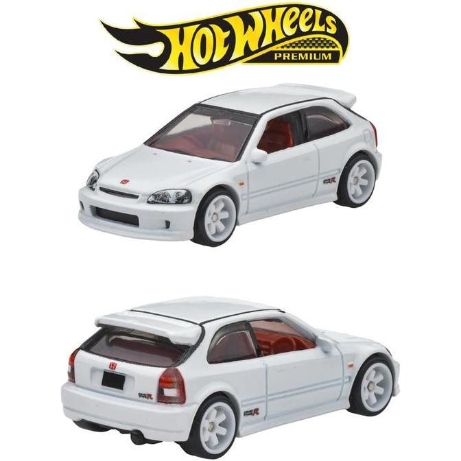Promo Hot Wheels Premium New Loose Honda Civic Type R EK9 Putih Balap From Diorama Diskon