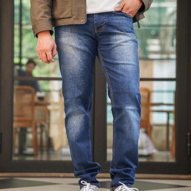 North Denim Celana North Denim Celana Jeans Blue Panjang Pria Slim Fit