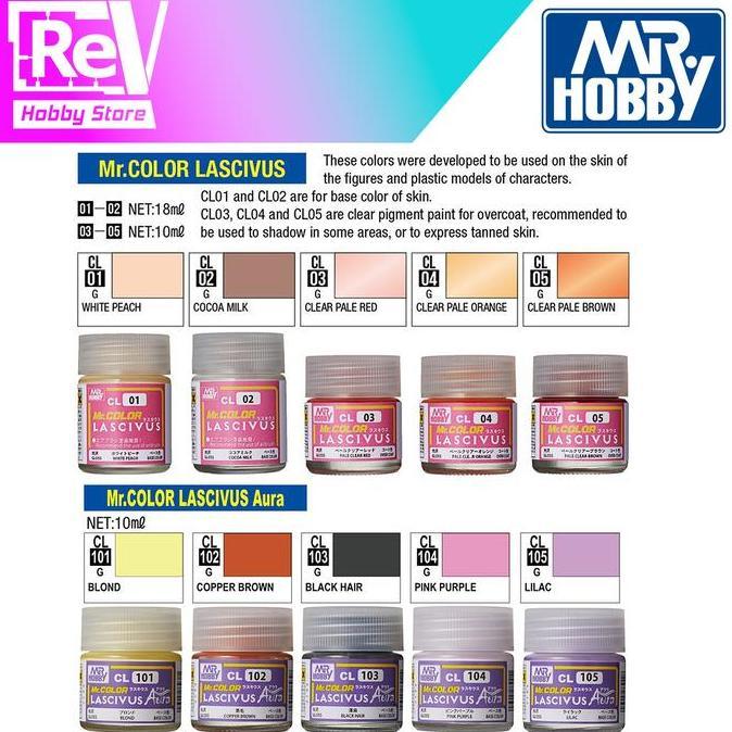Promo MR COLOR LASCIVUS WHITE PEACH CL01 Diskon