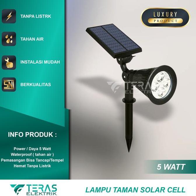 lampu sorot taman solar cell tenaga surya lampu sorot outdoor solar